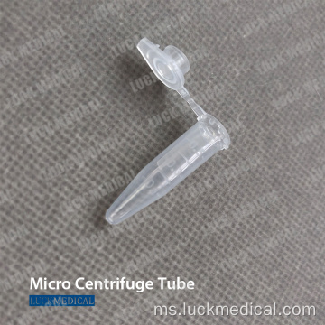 Tiub centrifuge mikro plastik